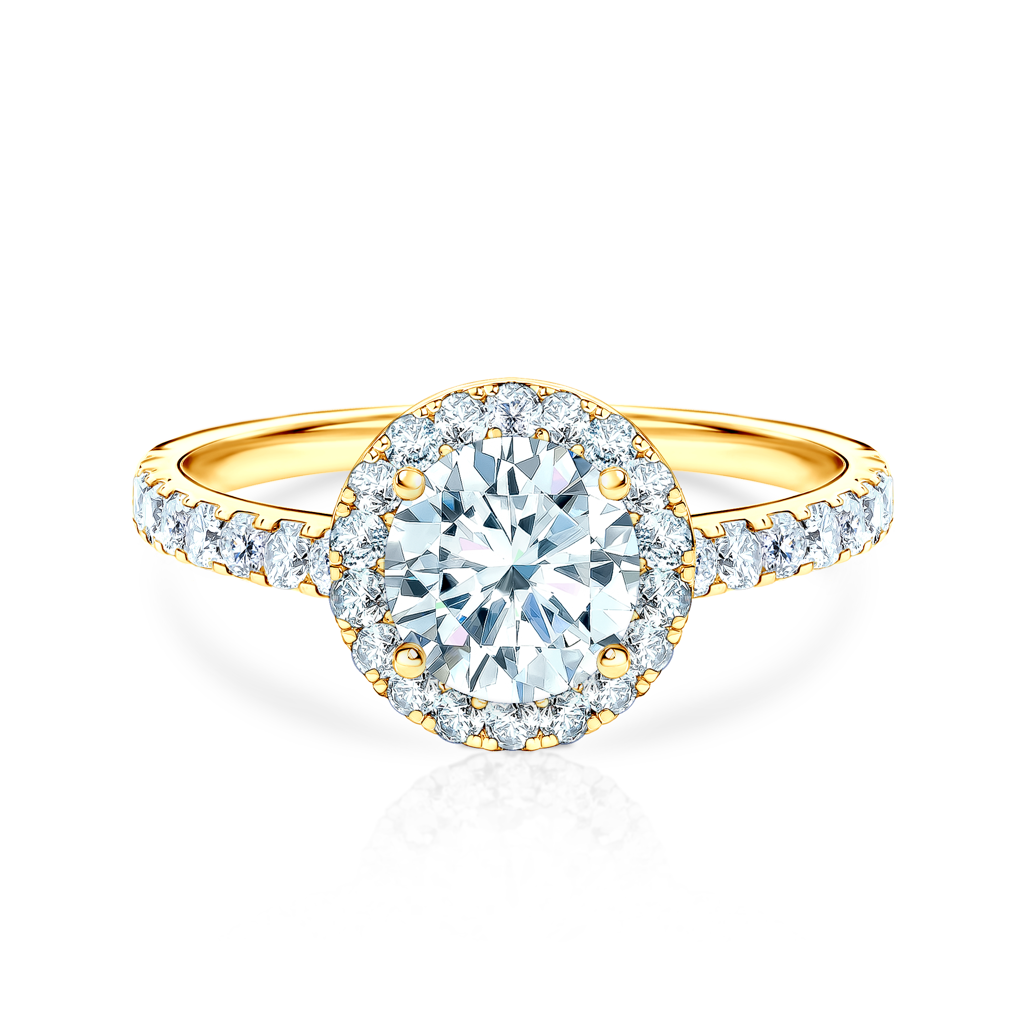 Engagement Ring This is Love: gold, lab-grown diamond
