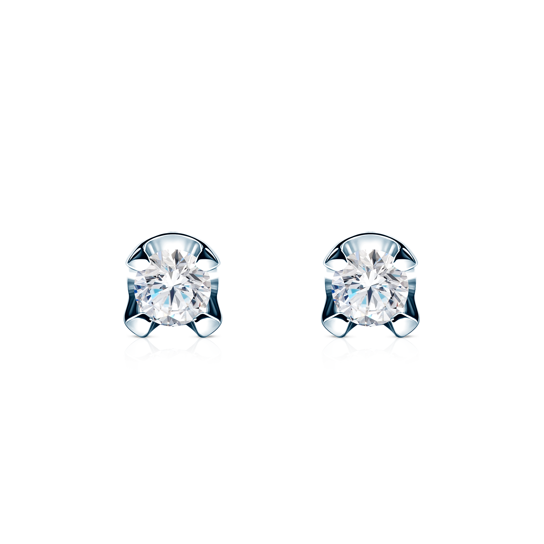 SAVICKI earrings: white gold, diamonds