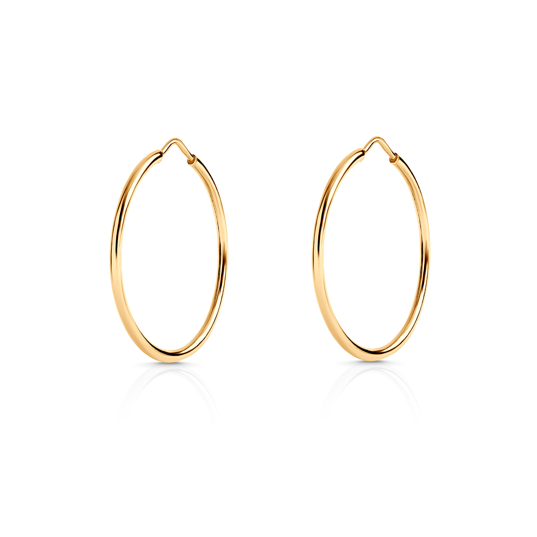 Naušnice SAVICKI: žuto zlato