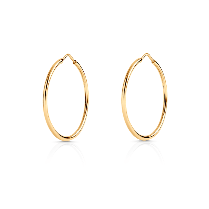 Naušnice SAVICKI: žuto zlato