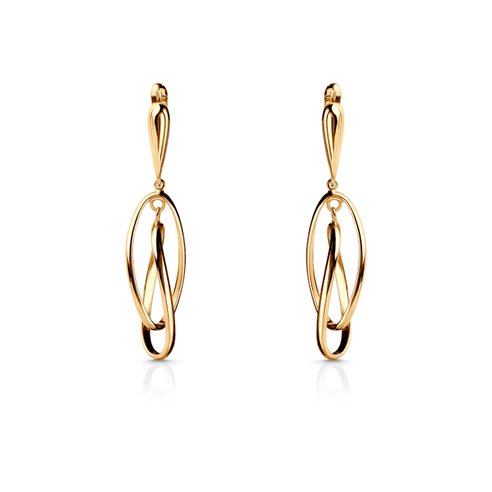 Сережки SAVICKI: жовте золото