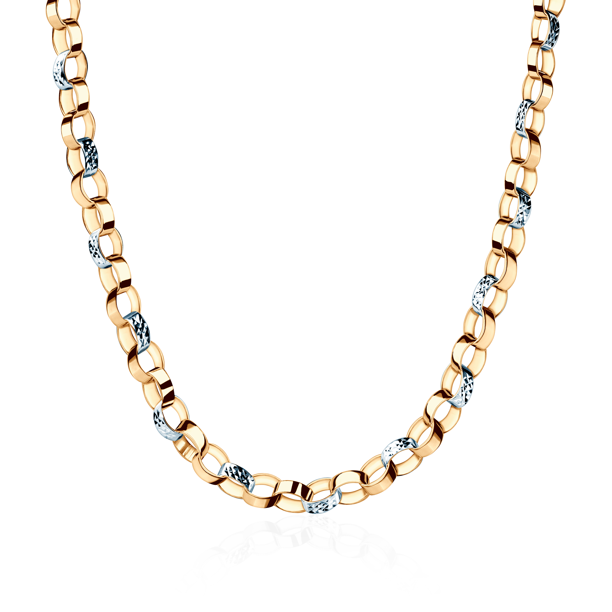 Верижка Савицки: двуцветно злато