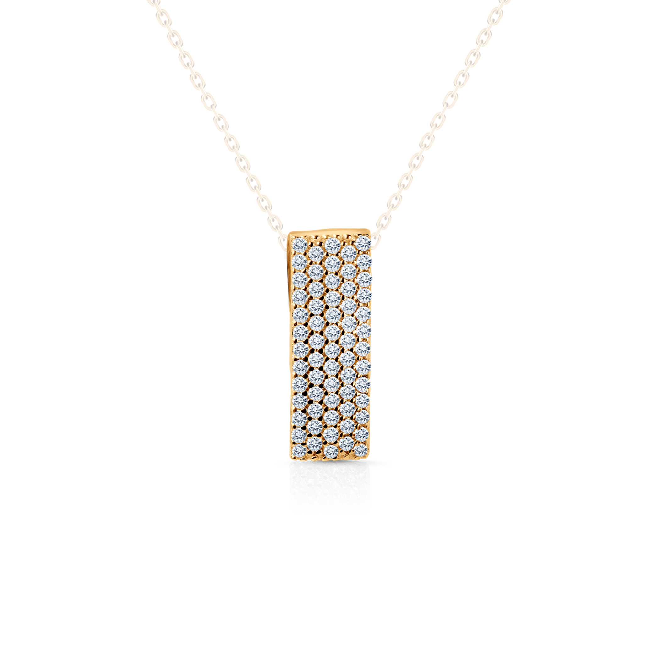 SAVICKI pendant: gold, zircons