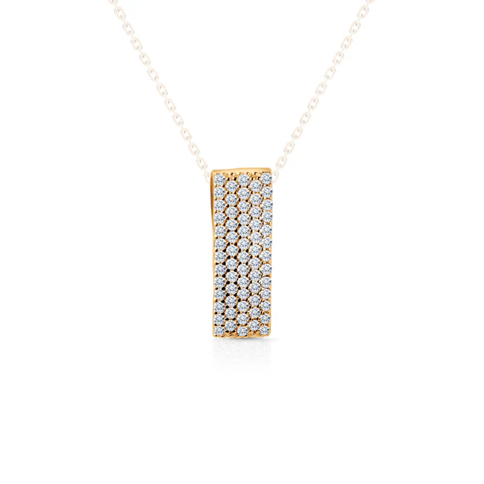 SAVICKI pendant: gold, zircons