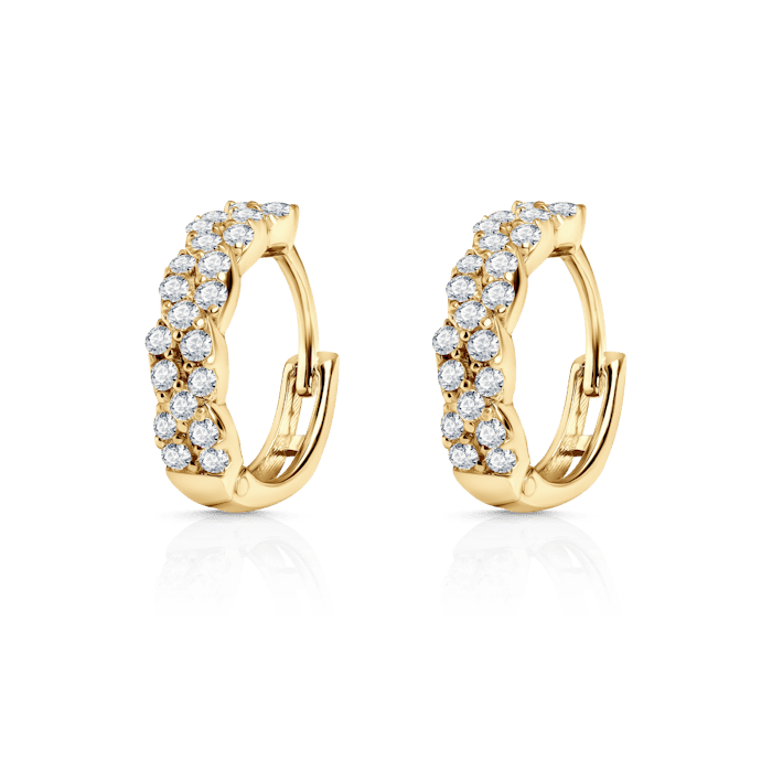 Сережки Savicki: золото, цирконії