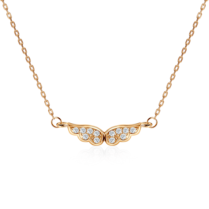 Кольє крила Savicki: золотое