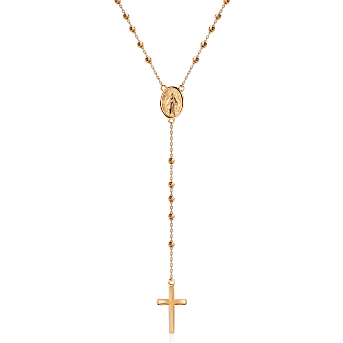 Halskette Kreuz Savicki: Gold