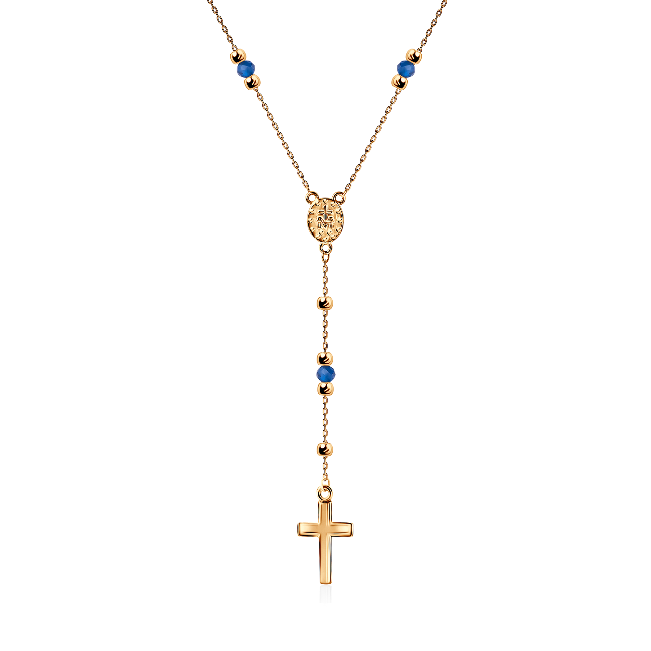 Halskette Kreuz Savicki: Gold