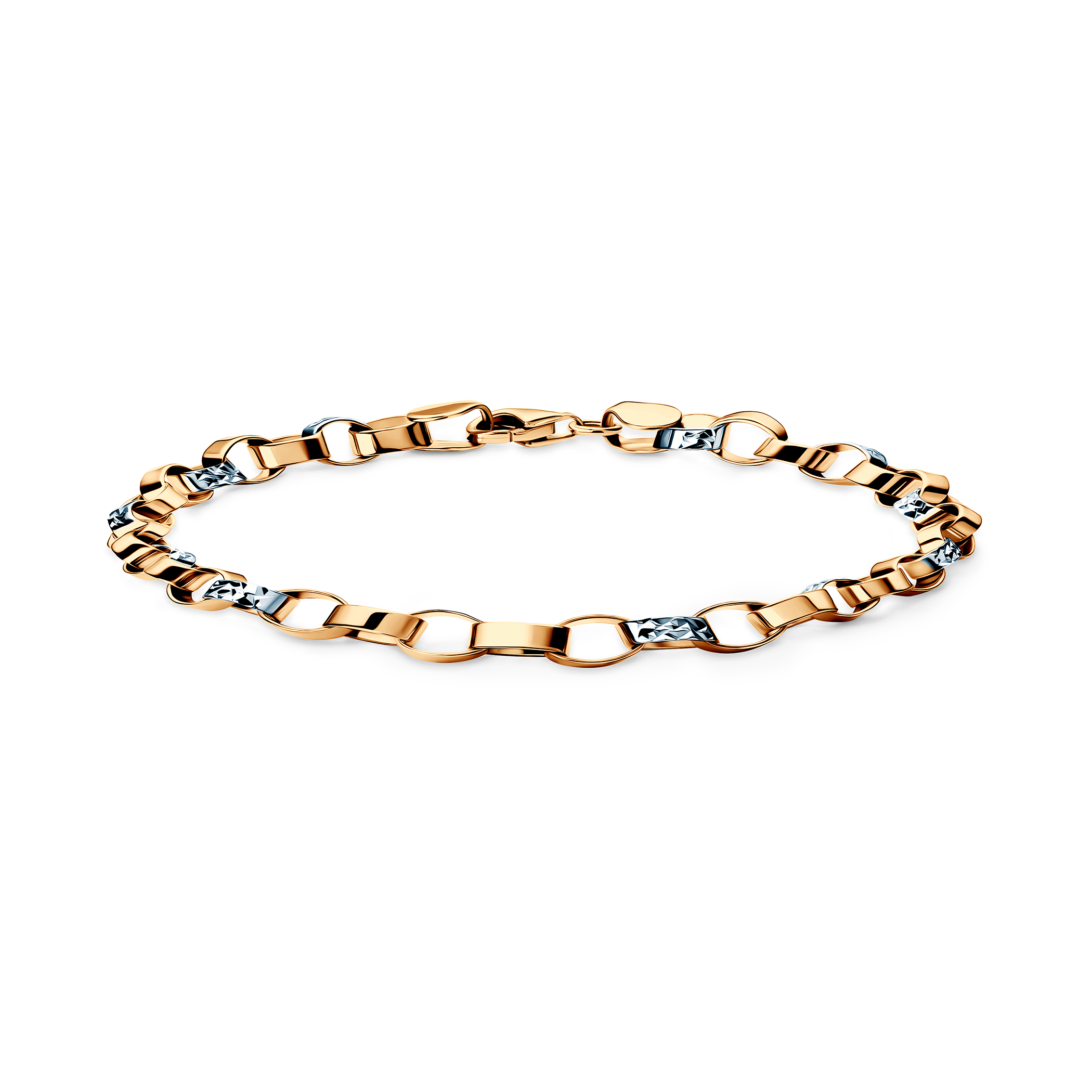 SAVICKI bracelet 5.2mm: two-tone 585 gold