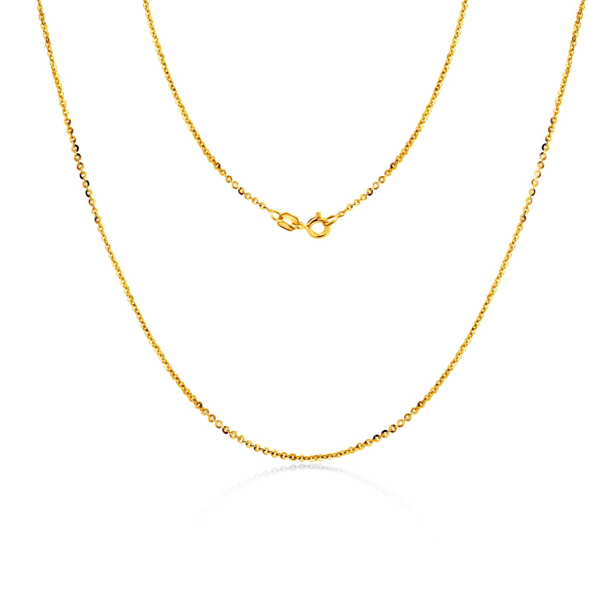 Синджирче Savicki 1 mm: злато 585, Rolo