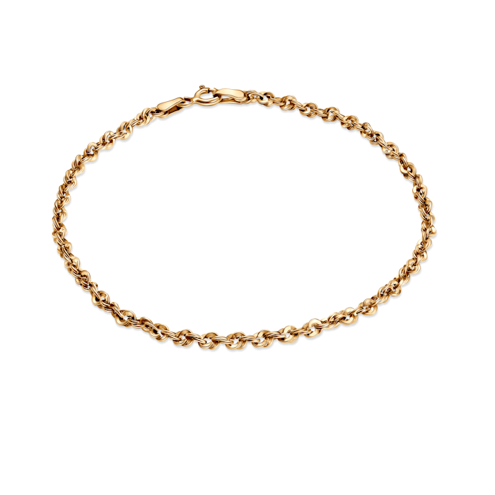 SAVICKI bracelet 3.8mm: 585 gold, iridium