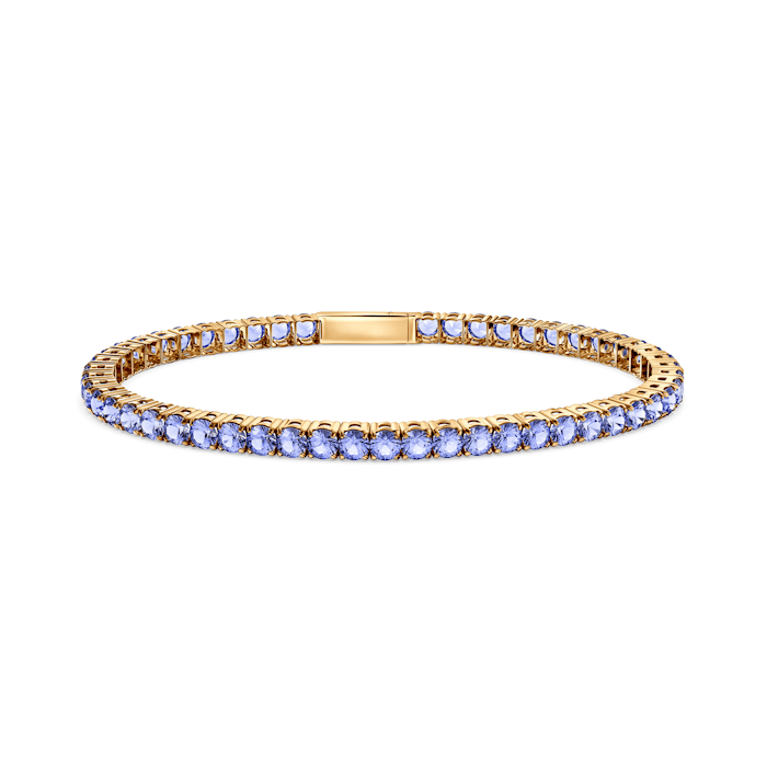 SAVICKI tennis bracelet 2.8mm: 585 gold, cubic zirconia