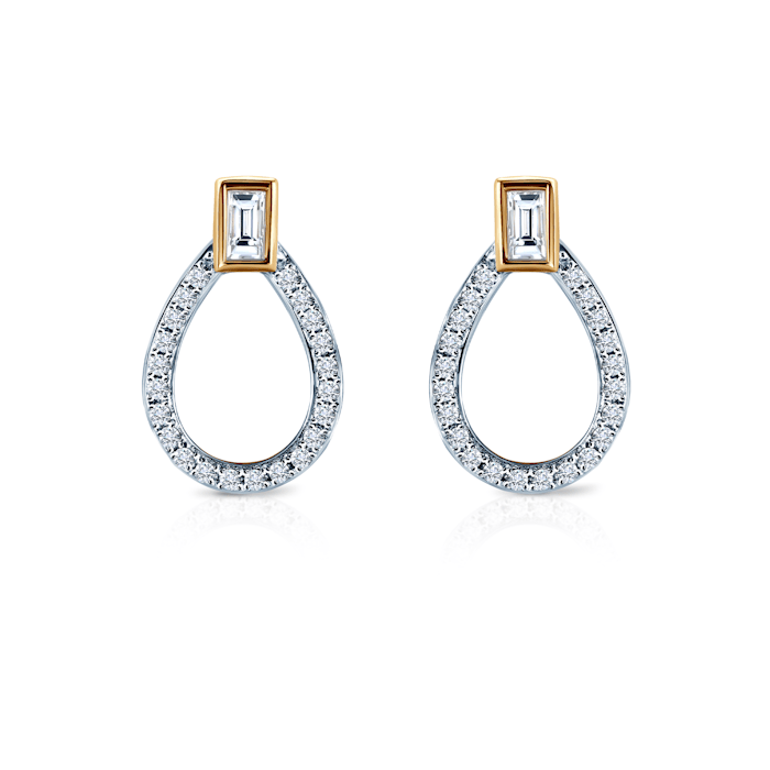 Сережки Savicki: золото, діаманти