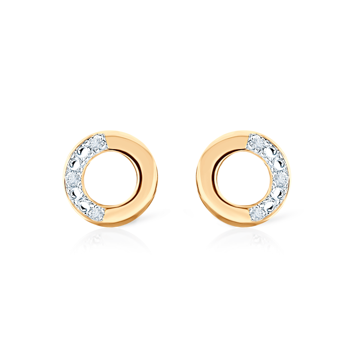 Cercei SAVICKI: aur, diamante