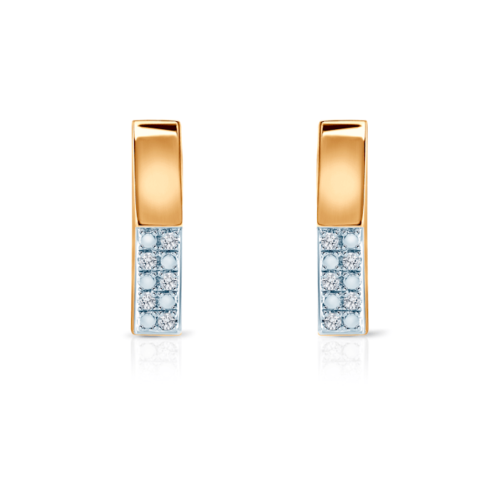 Cercei SAVICKI: aur, diamante