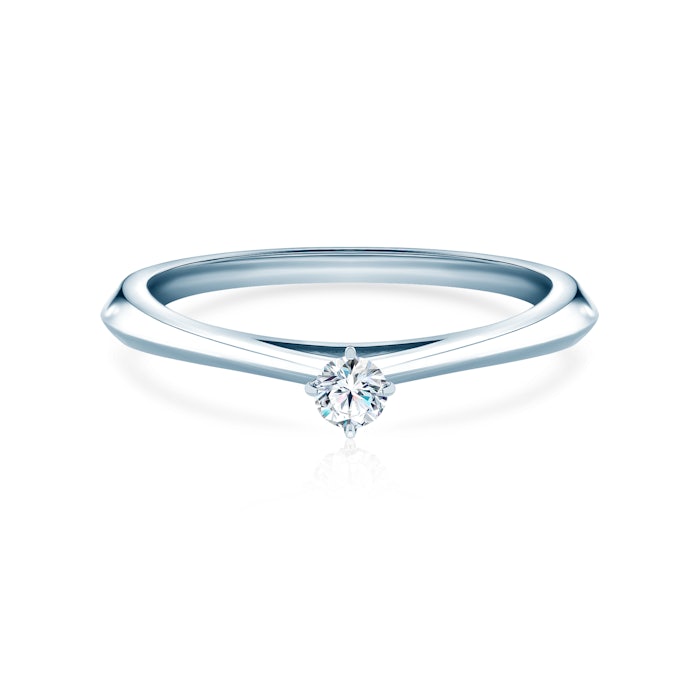 Годежен пръстен The Light: бяло злато,  лабораторен диамант