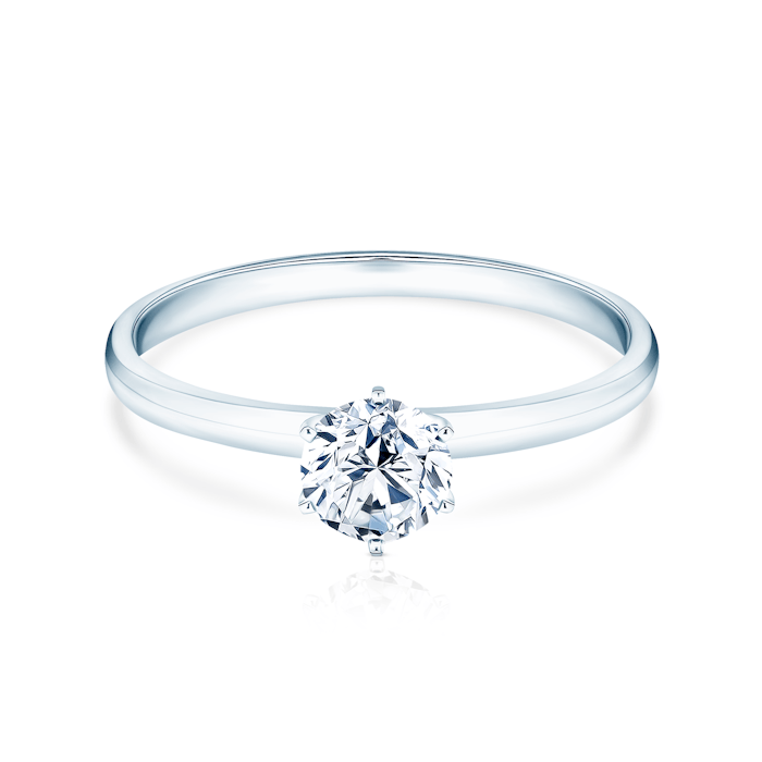 Journey eljegyzési gyűrű: fehérarany, laboratóriumi gyémánt