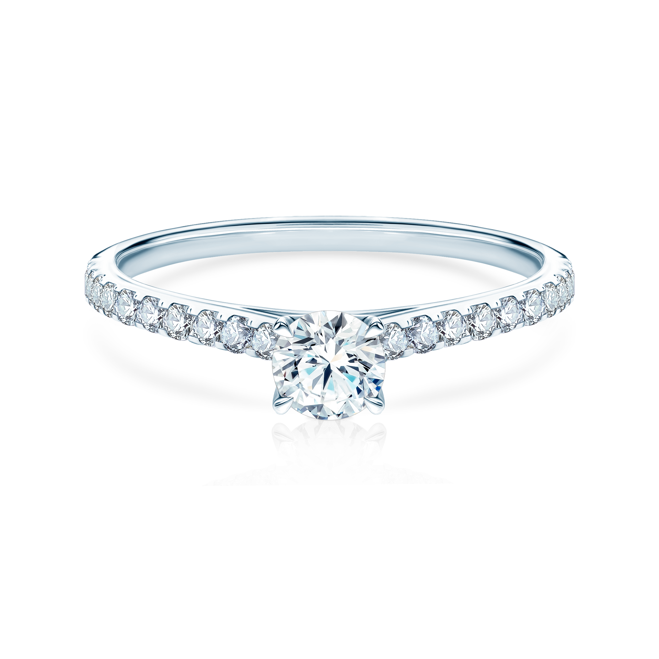 Verlobungsring Share Your Love: Weißgold, Labordiamant