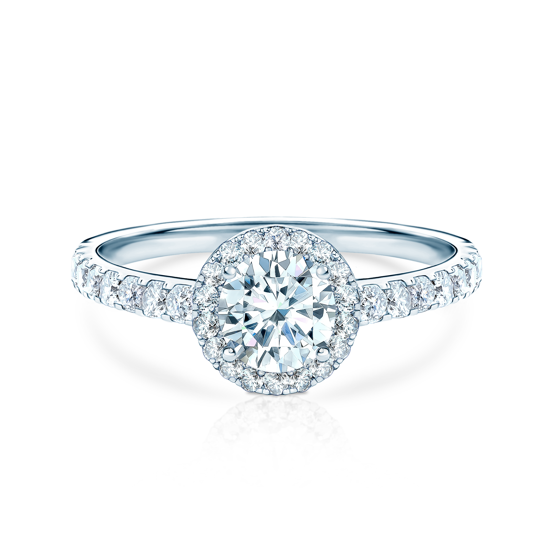 This is Love engagement ring: white gold, lab-grown diamond