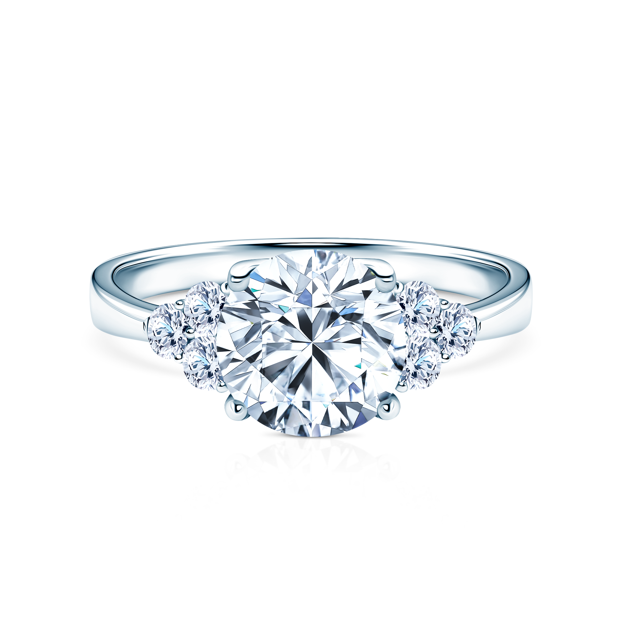 Fairytale eljegyzési gyűrű: fehérarany, laboratóriumi gyémánt