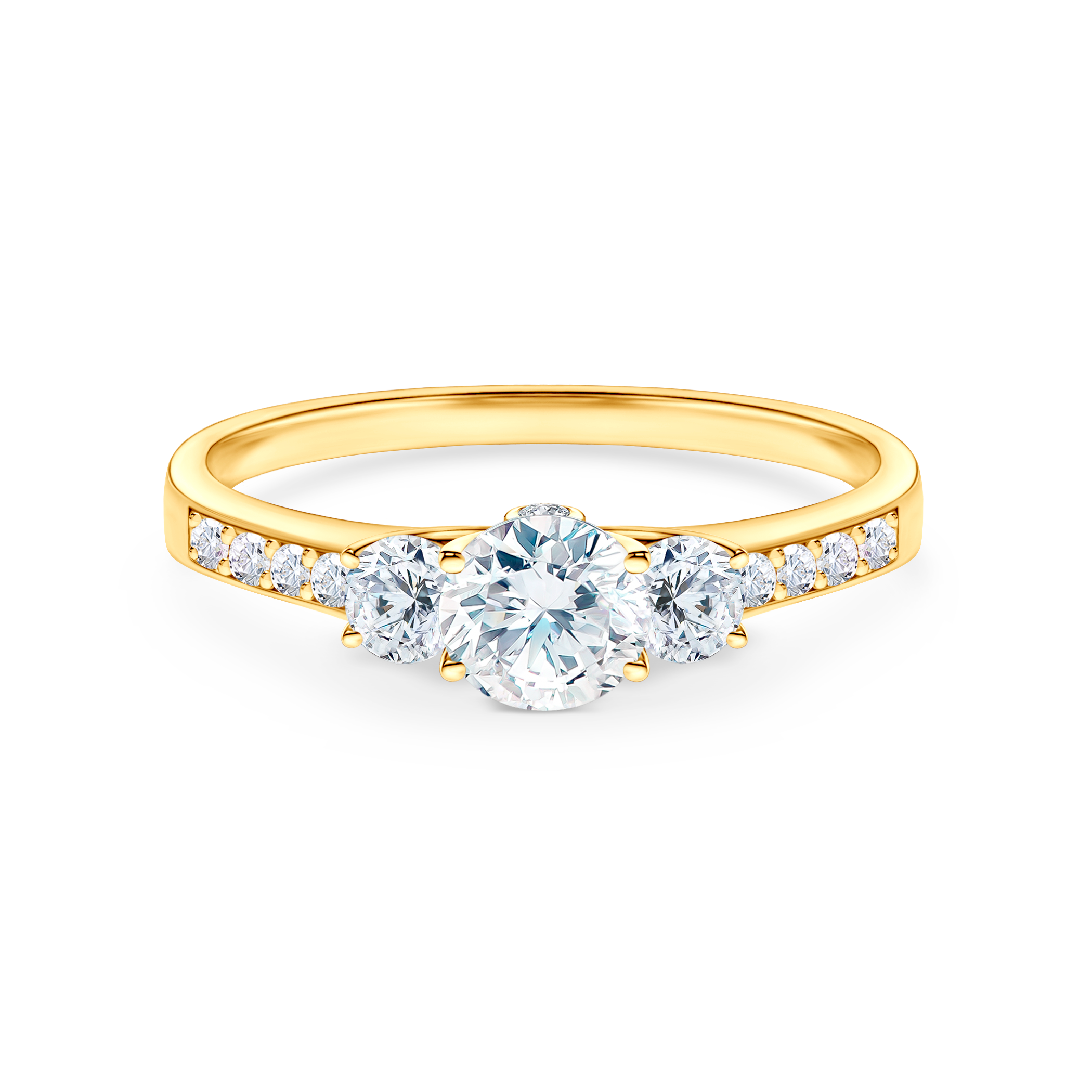 Verlobungsring Dream: Gold, Labordiamant