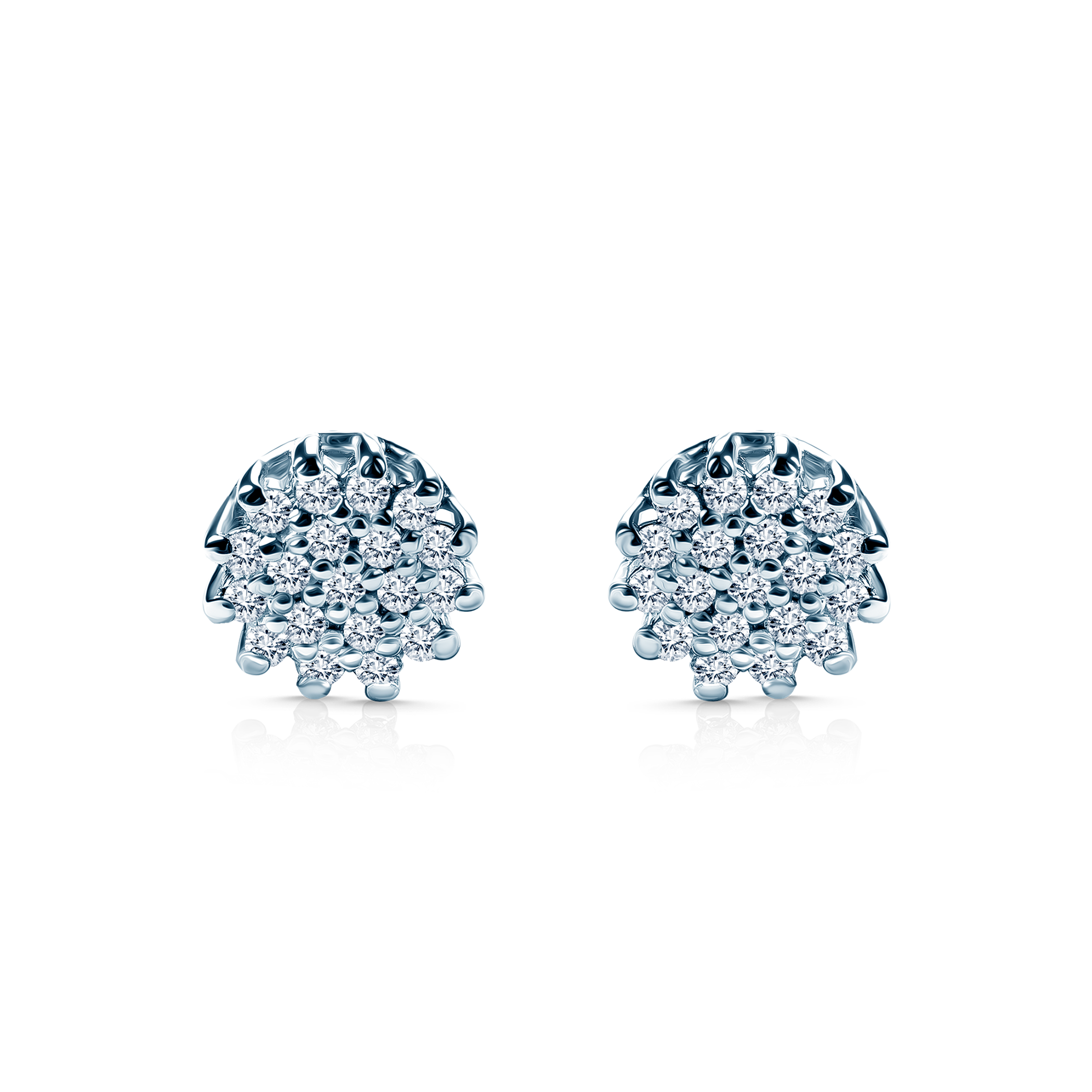 SAVICKI earrings: white gold, diamonds