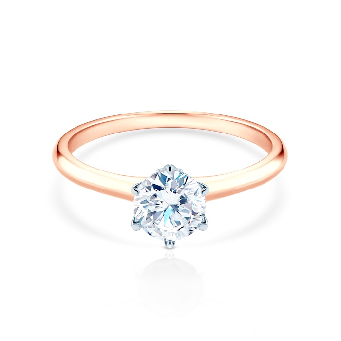 Zaručnički prsten The Journey: dvobojno zlato, dijamant 