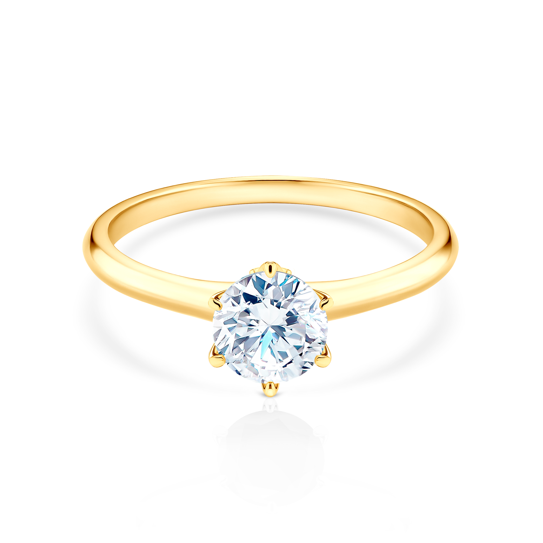 Zaručnički prsten The Journey: zlato, dijamant