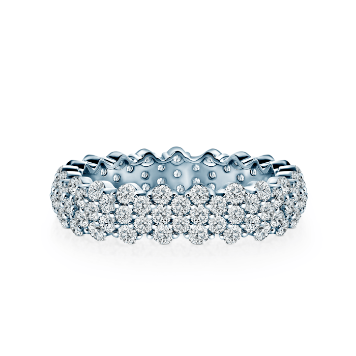 Savicki ring: 925 sterling silver, cubic zirconia