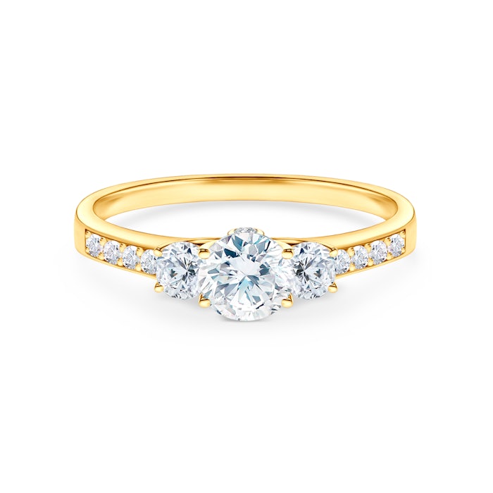 Inel de logodnă Dream: aur, diamant