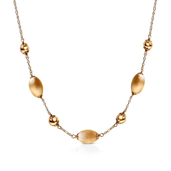 Colier Solmire, argint placat cu aur