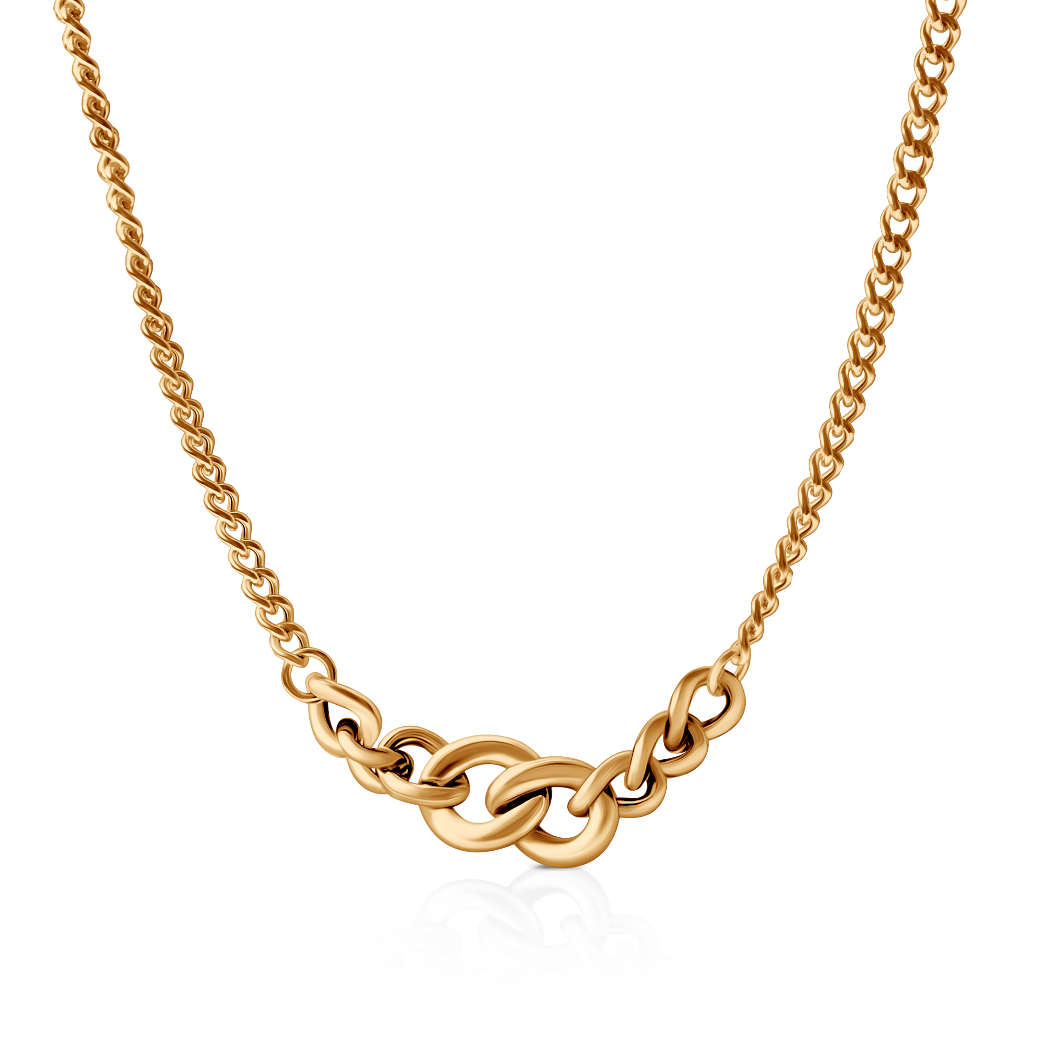 SAVICKI necklace: 925 gold-plated silver