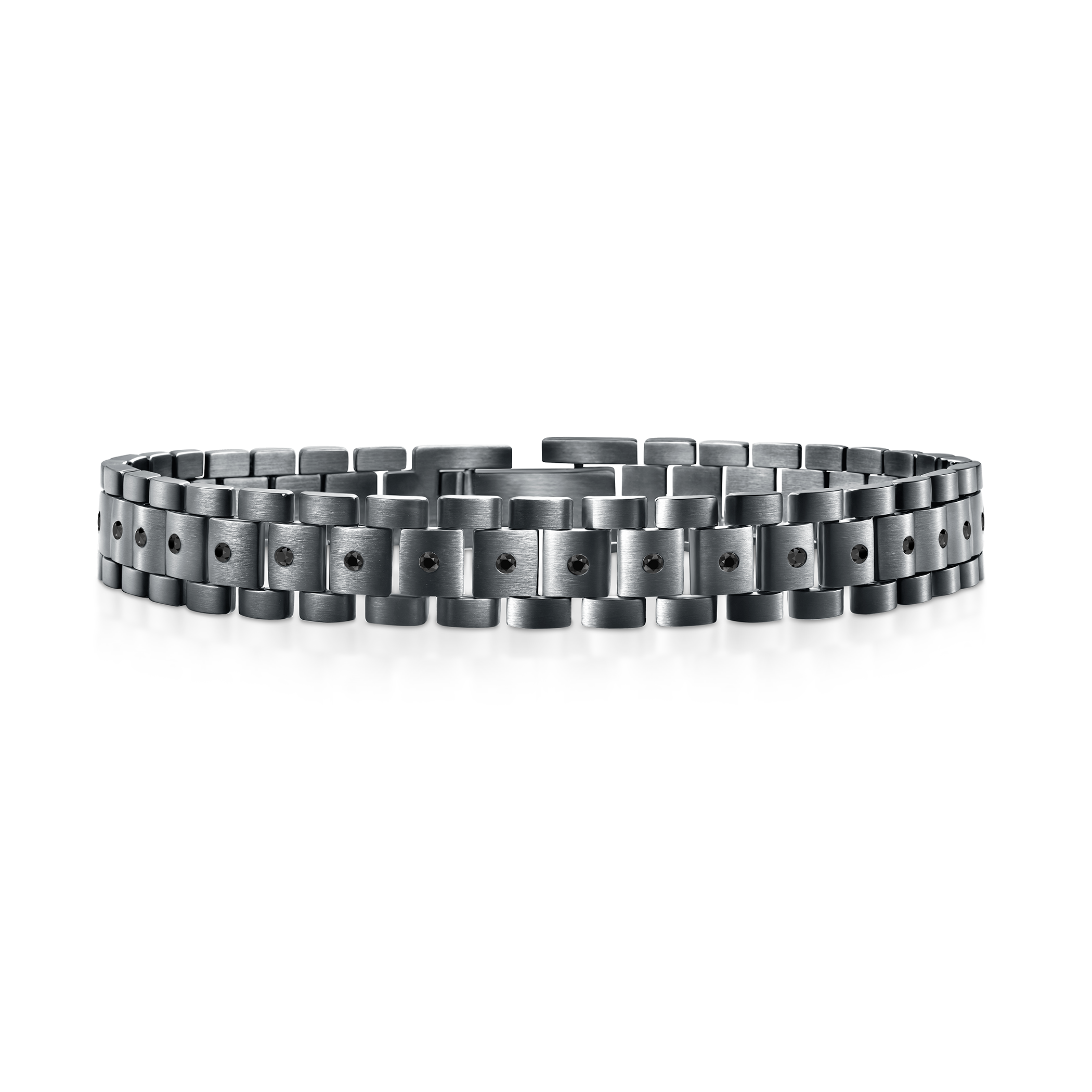 SAVICKI bracelet: 925 silver, black diamonds