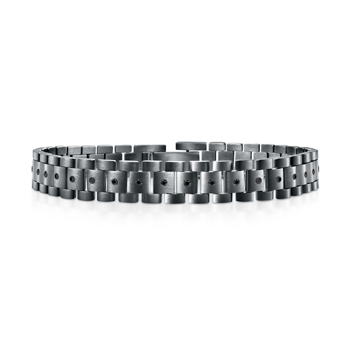 SAVICKI bracelet: 925 silver, black diamonds