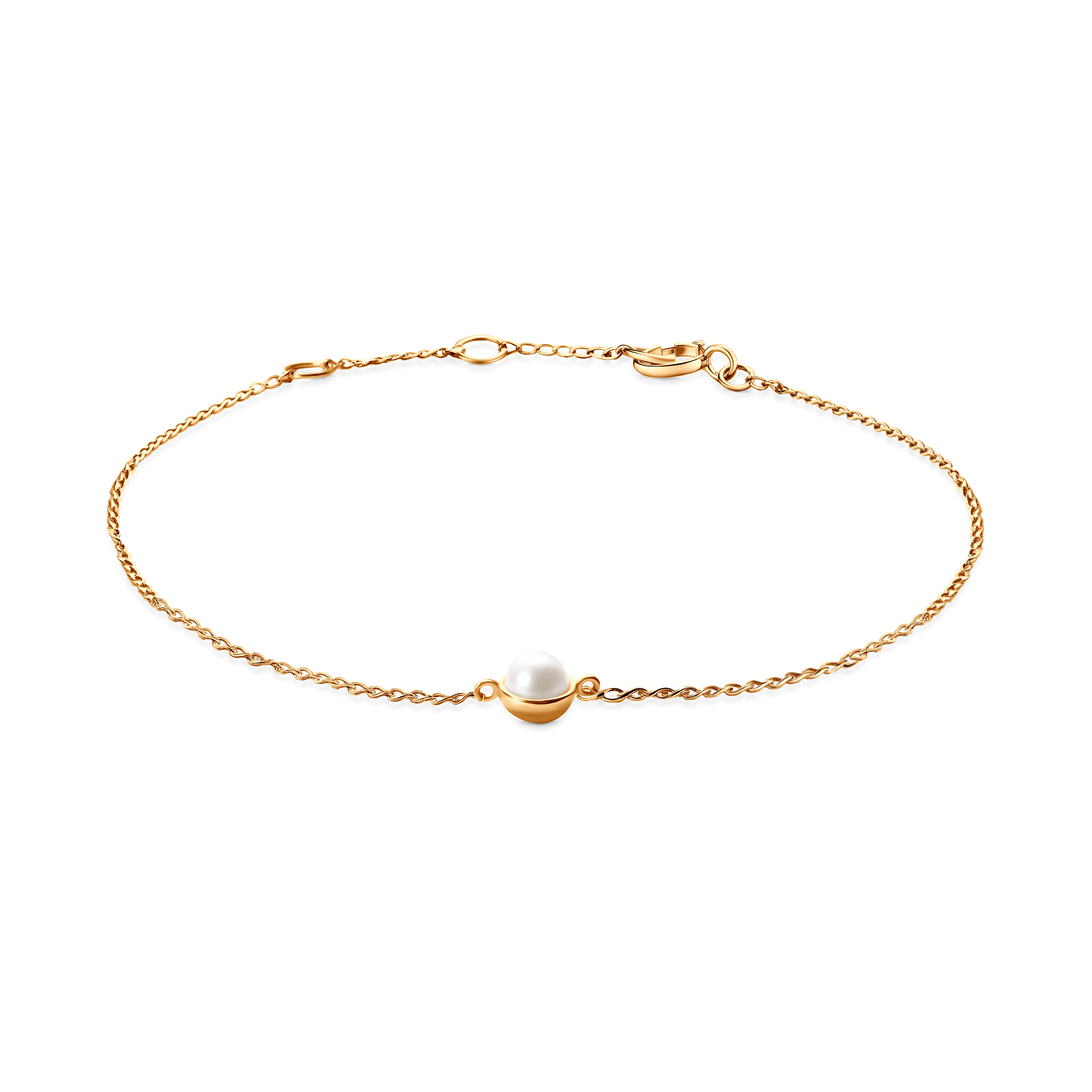 Βραχιόλι Célamare: χρυσό, μαργαριτάρι