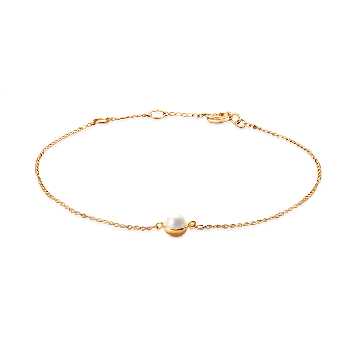 Βραχιόλι Célamare: χρυσό, μαργαριτάρι