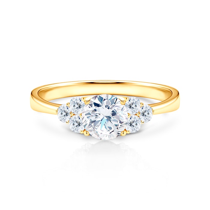 Δαχτυλίδι αρραβώνων Fairytale: χρυσός, διαμάντι