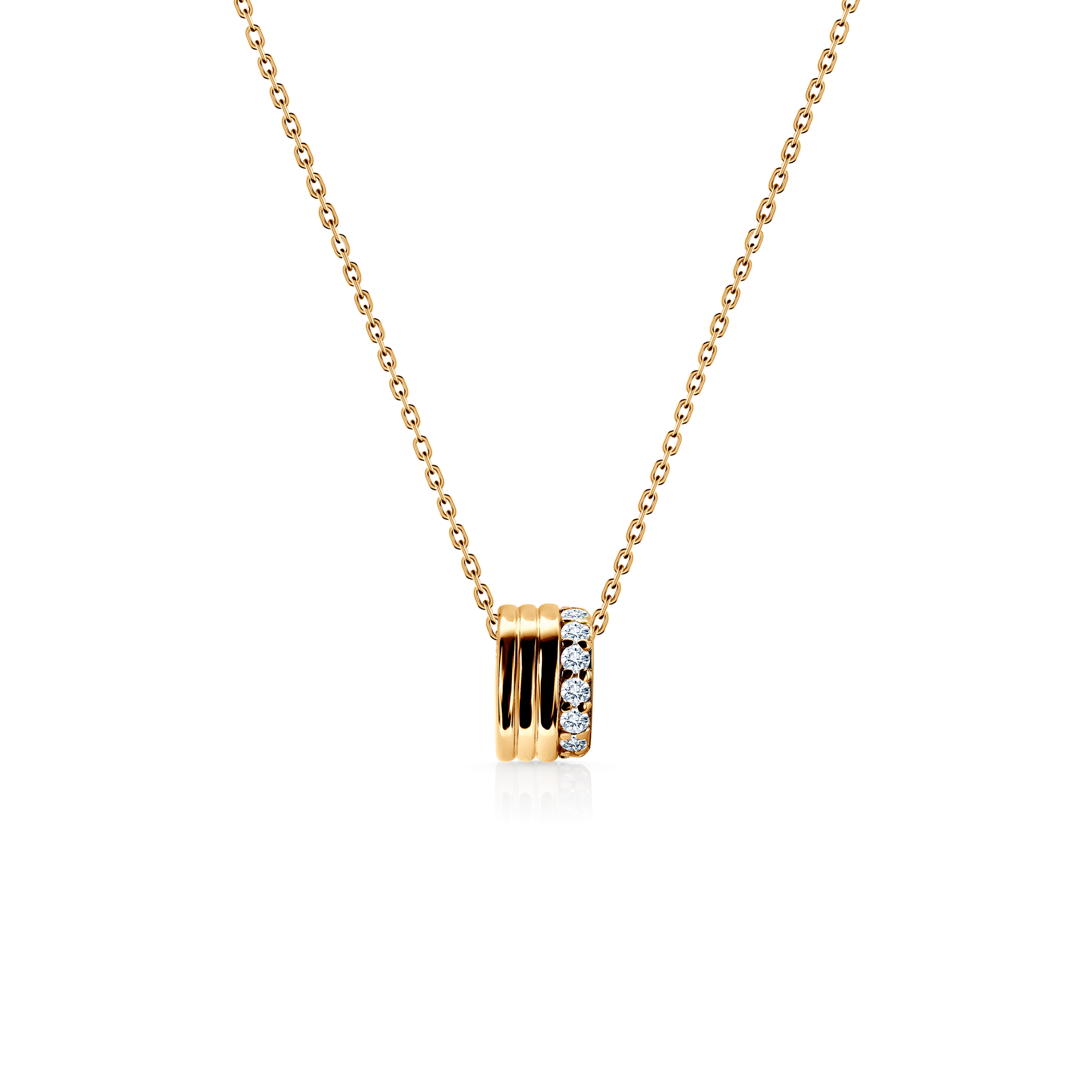 SAVICKI necklace: 925 gold-plated silver, cubic zirconia