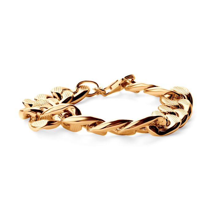 SAVICKI bracelet 12.5mm: gold-plated silver
