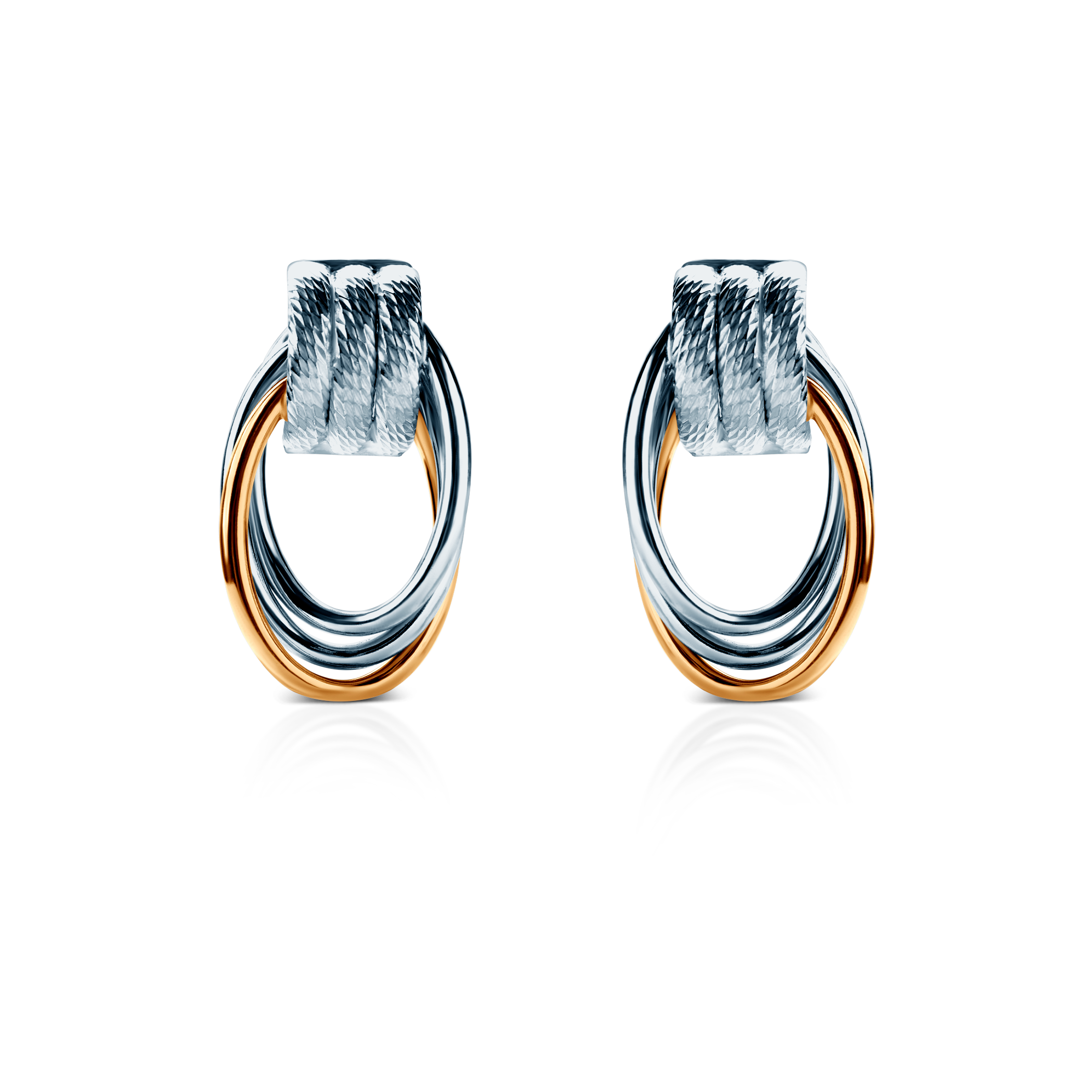 SAVICKI earrings: gold-plated silver