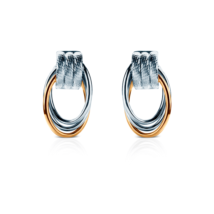 SAVICKI earrings: gold-plated silver