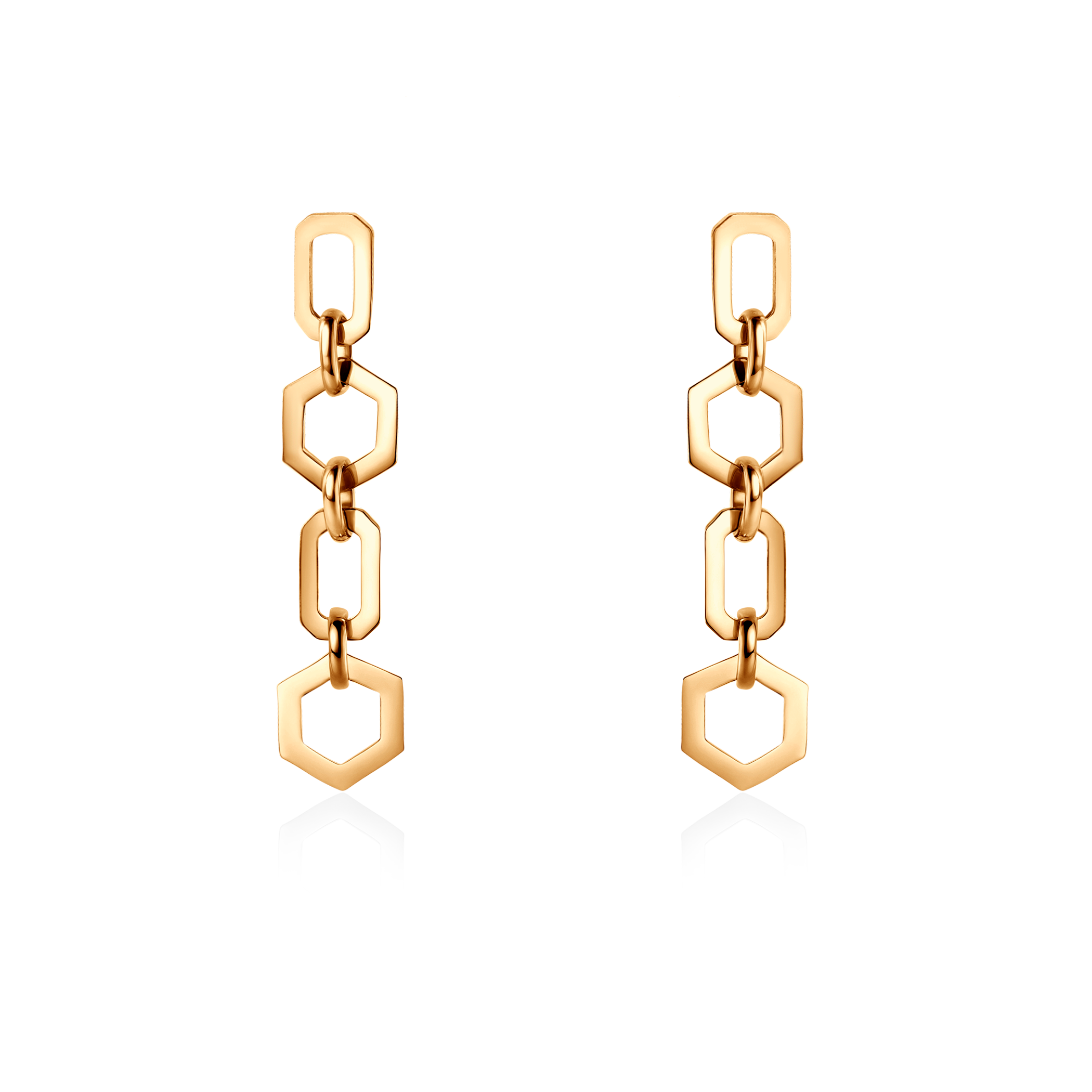 SAVICKI earrings: gold-plated silver