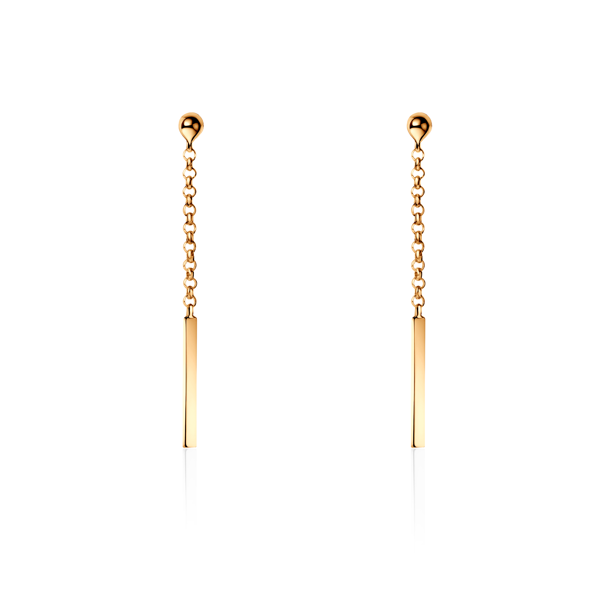 SAVICKI earrings: gold-plated silver