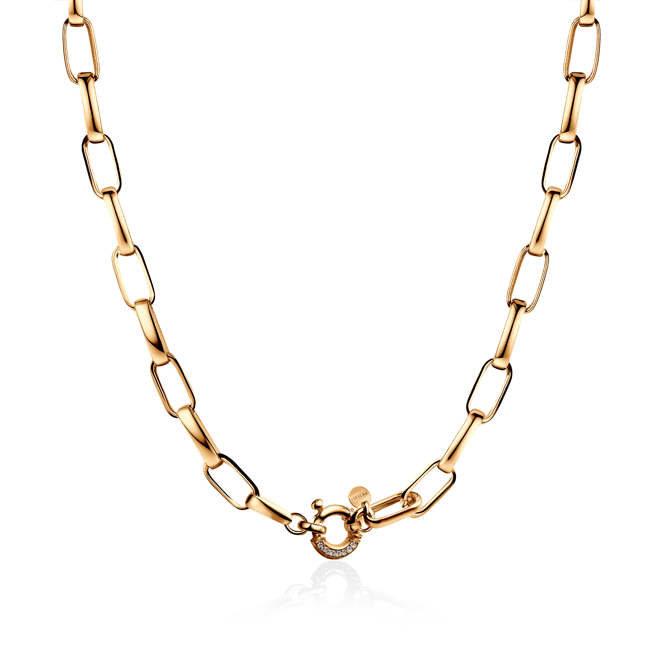 Halskette Dualéa: Silber Vergoldet