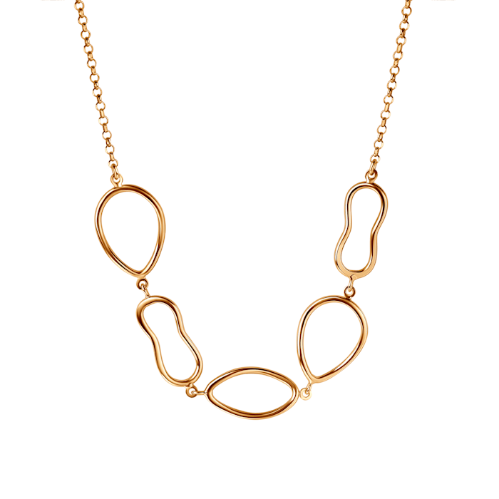 SAVICKI necklace: gold-plated silver