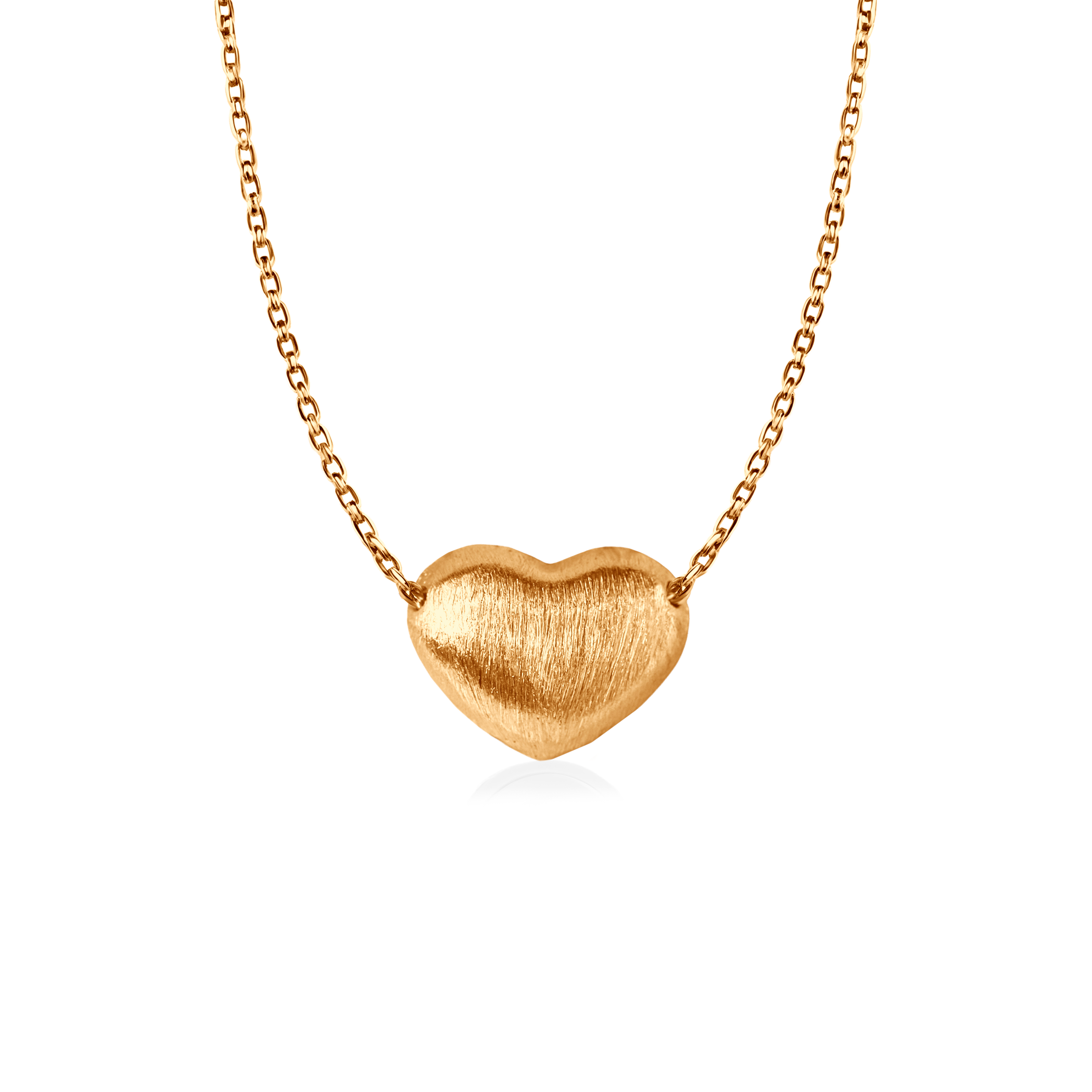 SAVICKI heart necklace: gold-plated silver