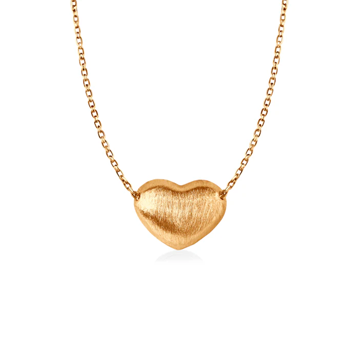 SAVICKI heart necklace: gold-plated silver