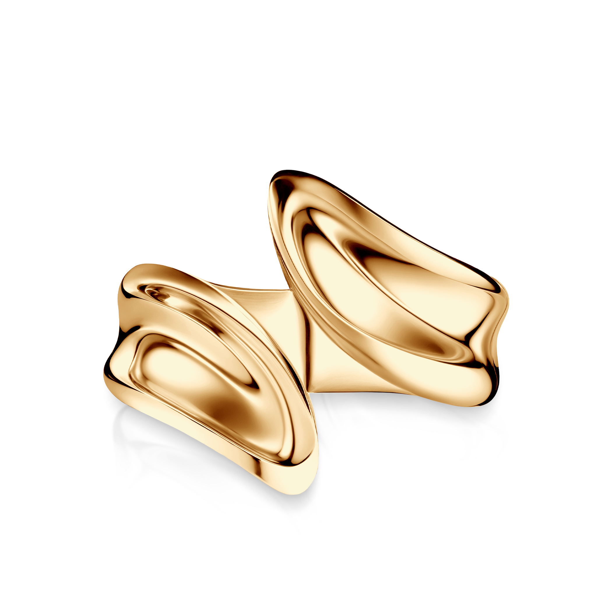 Ασημένιο επιχρυσωμένο δαχτυλίδι Minima