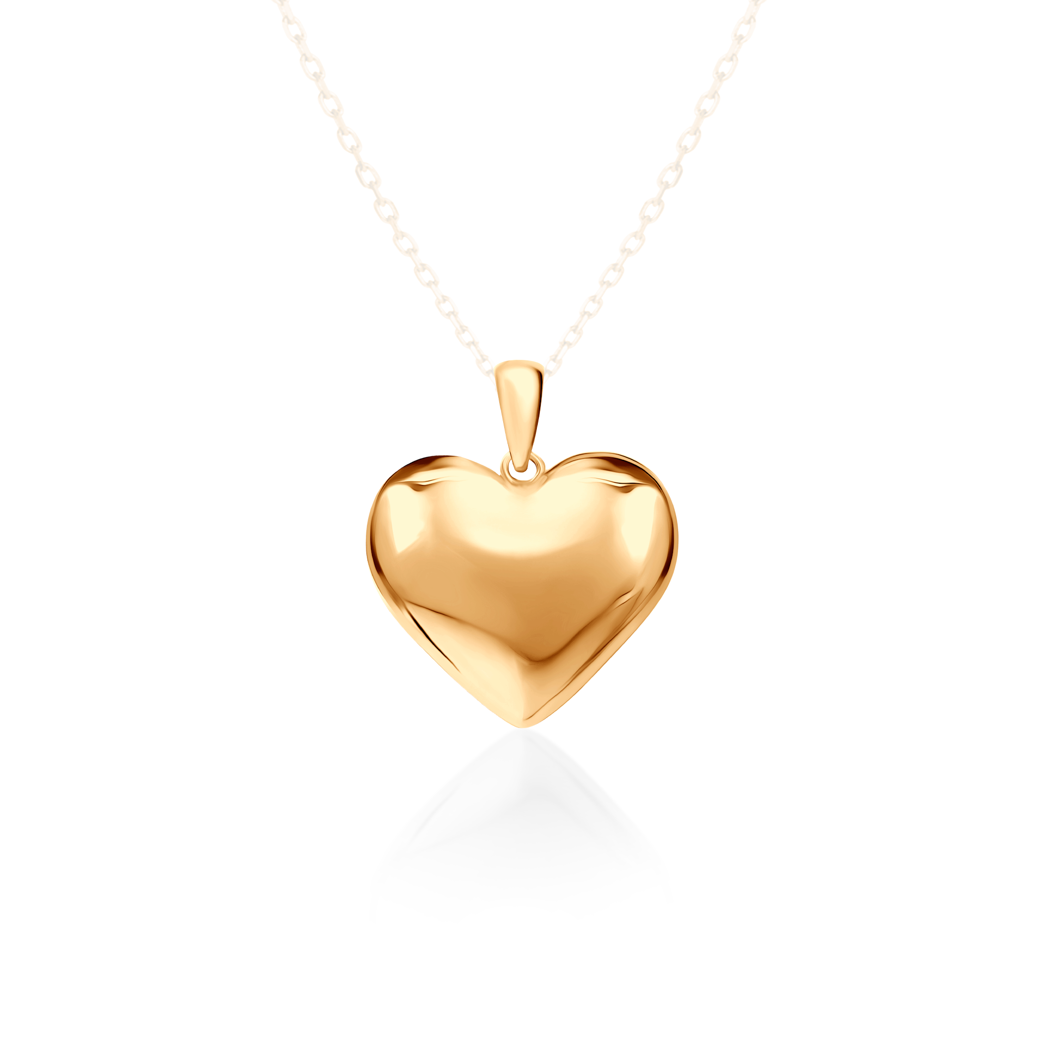 SAVICKI heart pendant: gold-plated silver