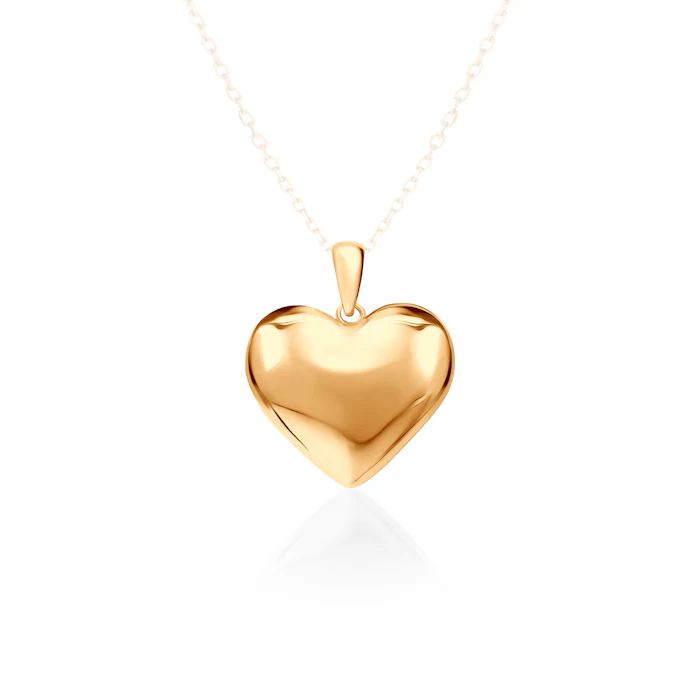 SAVICKI heart pendant: gold-plated silver